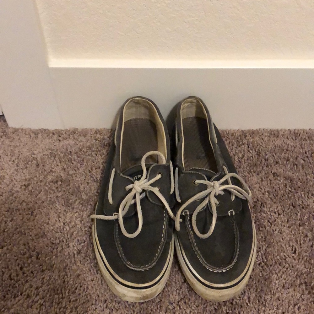 Men’s Grey Sperry Top-Siders